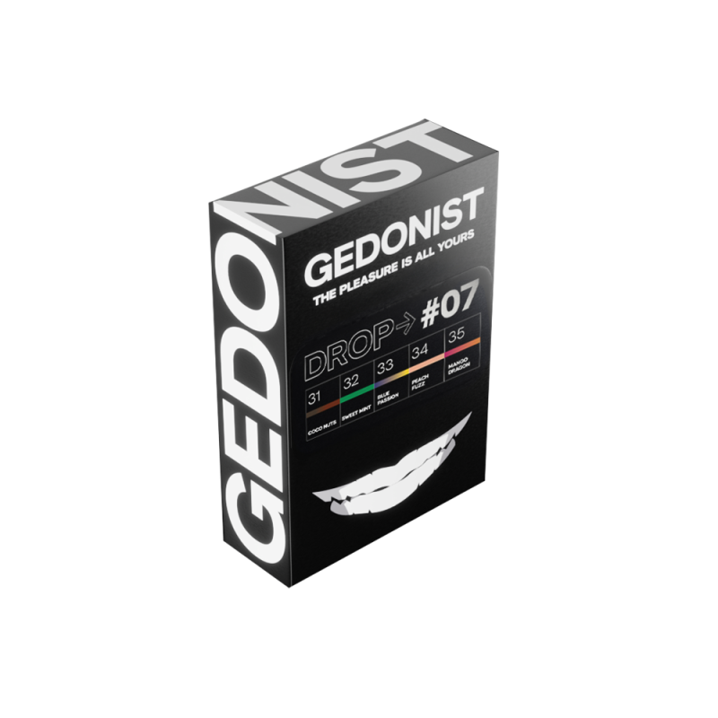 Набор из 5 вкусов табака Gedonist Drop 7 по 25 г