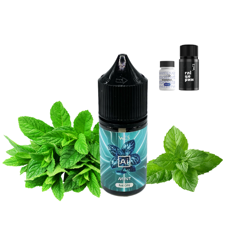 Набор для самозамеса WES Ai NEON Mint (Мята, 50 мг, 30 мл)