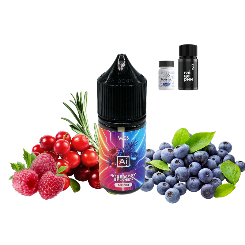 Набор для самозамеса WES Ai NEON Rosemary Berries (Ягоды Розмарин, 50 мг, 30 мл)