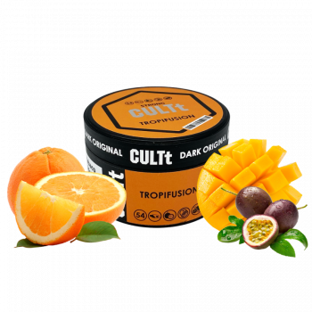Табак CULTt Strong DS54 Tropifusion (Манго Маракуйя Апельсин Грейпфрут, 100 г)