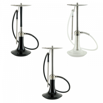 Кальян Oduman Cosmo Clear Glass Silver Body (Металлик, полный комплект)