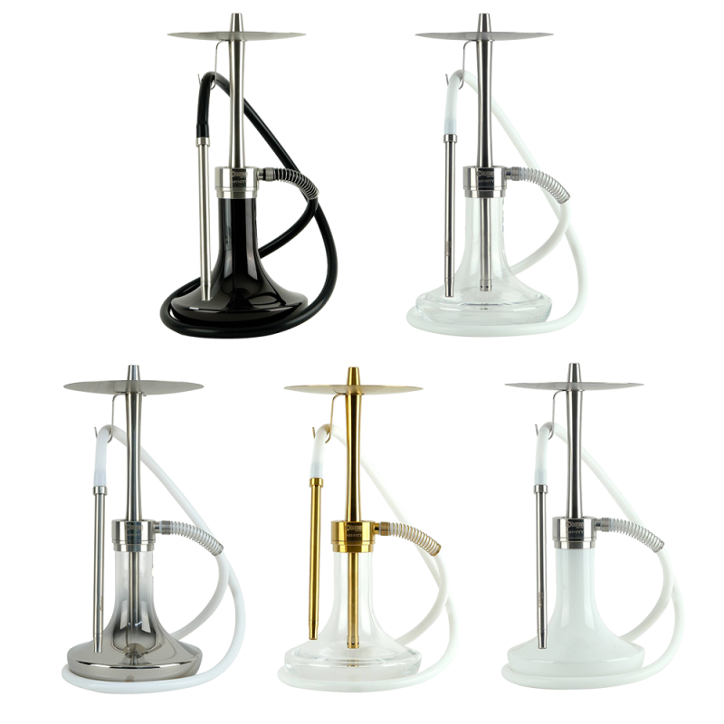 Кальян Oduman Infinity Clear Glass Gold Body (Золотистый, полный комплект)