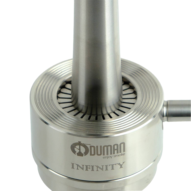 Кальян Oduman Infinity Clear Glass Gold Body (Золотистый, полный комплект)