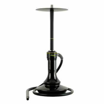 Кальян Oduman Nova Black Glass Black Body (Чёрный, полный комплект)