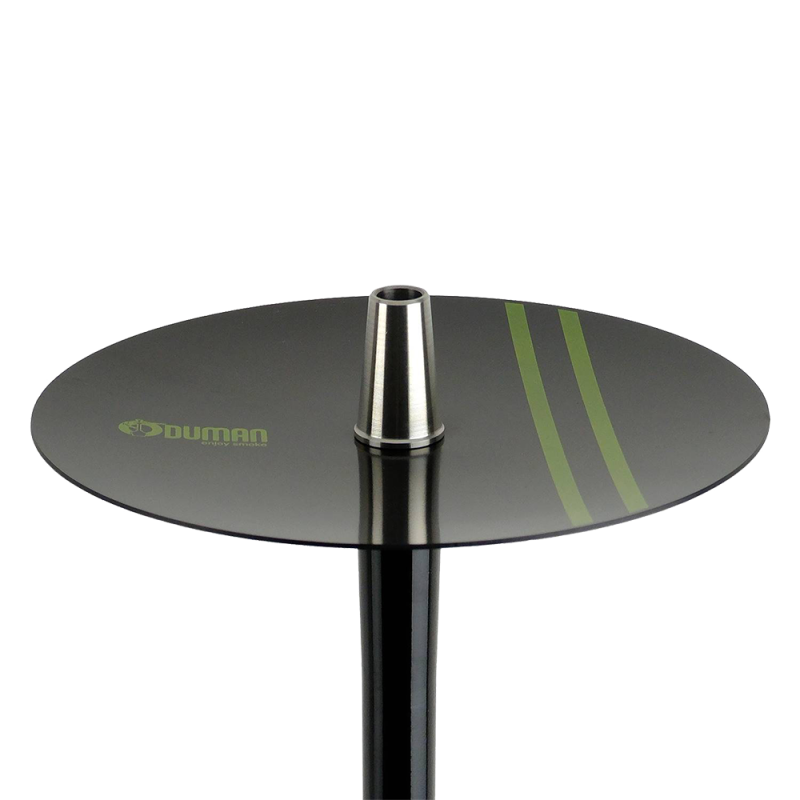 Кальян Oduman Nova Black Glass Black Body (Чёрный, полный комплект)