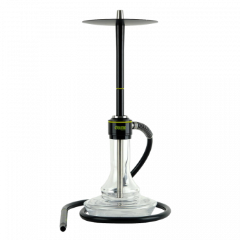 Кальян Oduman Nova Clear Glass Black Body (Чёрный, полный комплект)