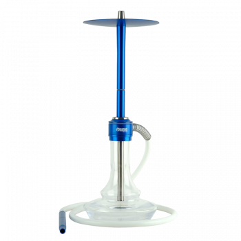 Кальян Oduman Nova Clear Glass Blue Body (Синий, полный комплект)