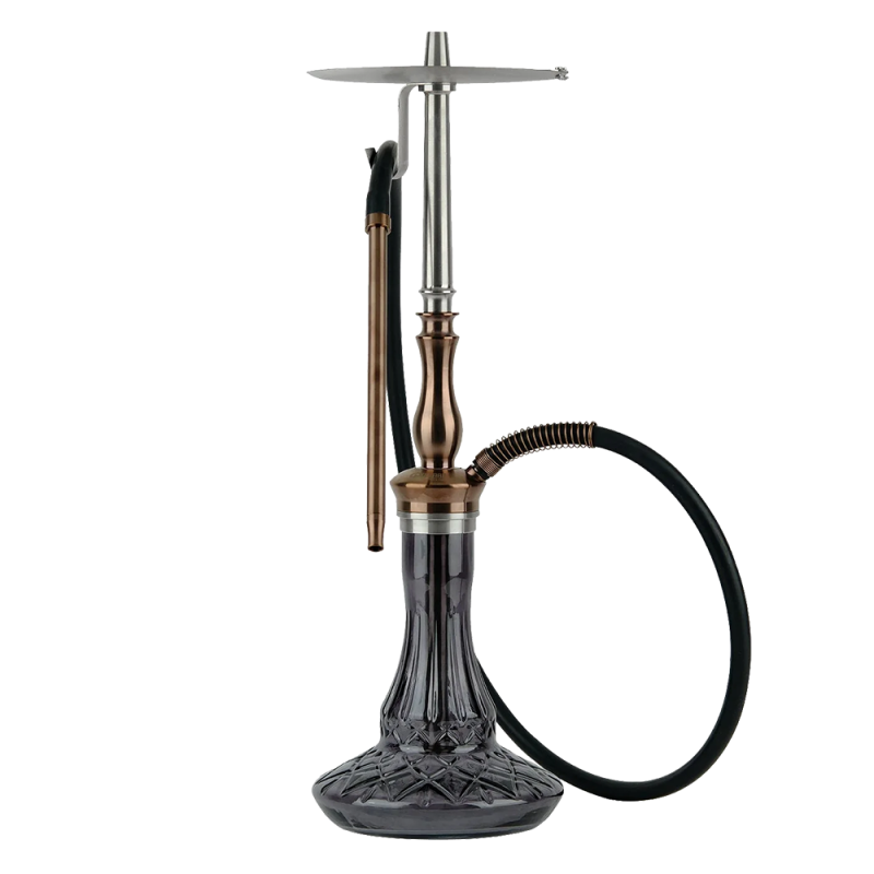 Кальян Oduman Sahra Black Glass Bronze Body (Бронзовый, полный комплект)