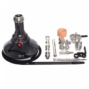 Кальян Amy SS 08 Basiс Black (чёрный, полный комплект)