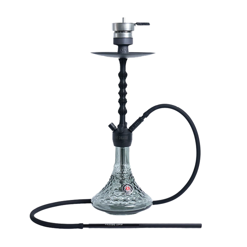 Кальян Amy Deluxe 072.01 PSMBK-BK (чёрный, полный комплект)