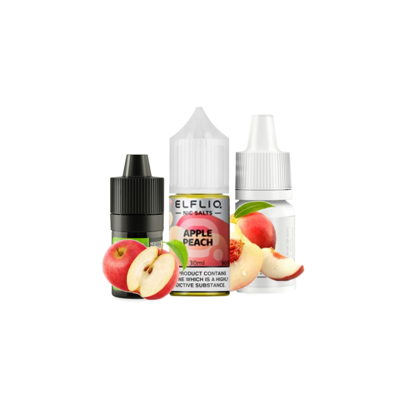 Набор для самозамеса Elfliq Apple Peach (Яблоко Персик, 50 мг, 30 мл)