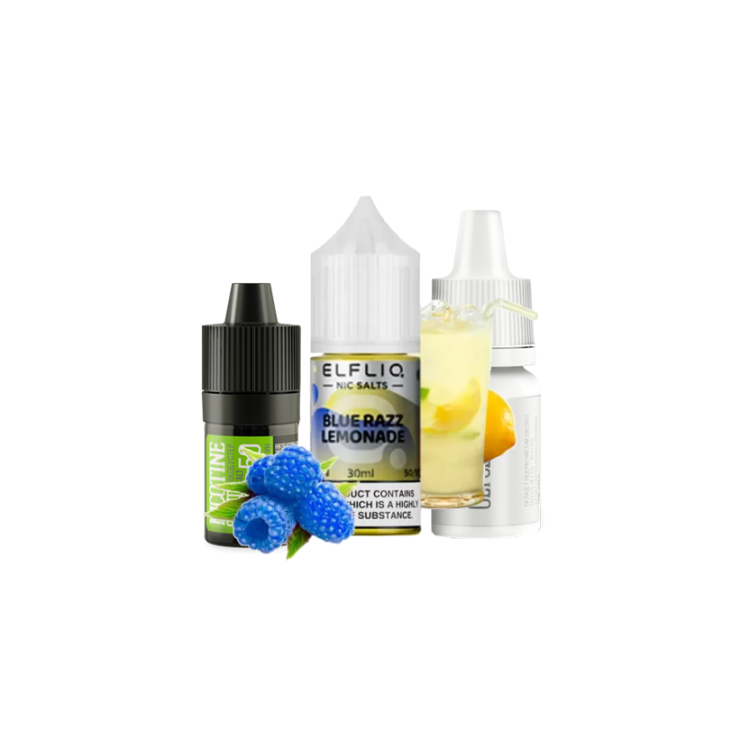 Набор для самозамеса Elfliq Blue Razz Lemonade (Блю Разз Лимонад, 50 мг, 30 мл)
