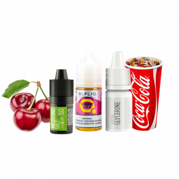 Набор для самозамеса Elfliq Cherry cola (Вишневая Кола, 50 мг, 30 мл)