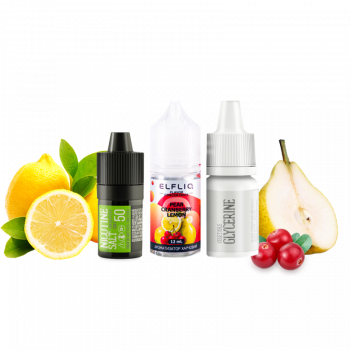 Набор для самозамеса Elfliq Pear Cranberry Lemon (Клюква Лимон Яблоко, 50 мг, 30 мл)