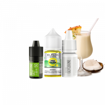 Набор для самозамеса Elfliq Pina Colada (Пина Колада, 50 мг, 30 мл)
