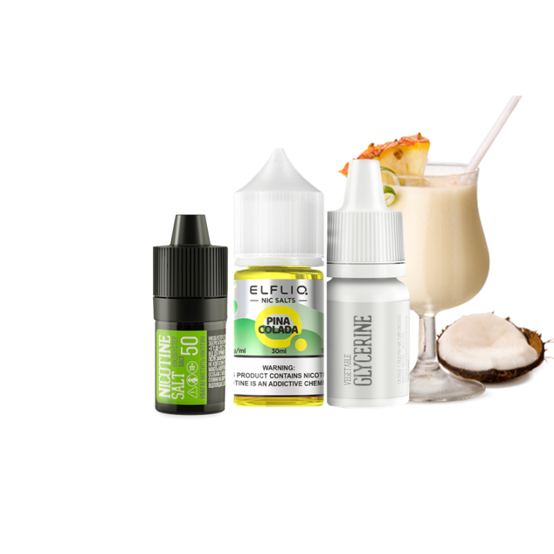 Набор для самозамеса Elfliq Pina Colada (Пина Колада, 50 мг, 30 мл)