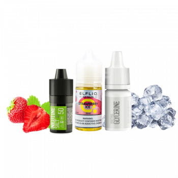 Набор для самозамеса Elfliq Strawberry ice (Клубника Лёд, 50 мг, 30 мл)