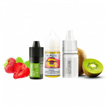 Набор для самозамеса Elfliq Strawberry kiwi (Клубника Киви, 50 мг, 30 мл)
