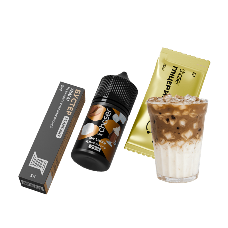 Набор для самозамеса Chaser Lux Ice Latte Ultra (Айс Латте, 50 мг, 30 мл)