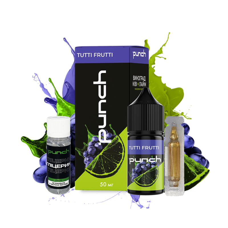 Набор для самозамеса Punch Tutti Frutti (Тутти Фрутти, 50 мг, 30 мл)