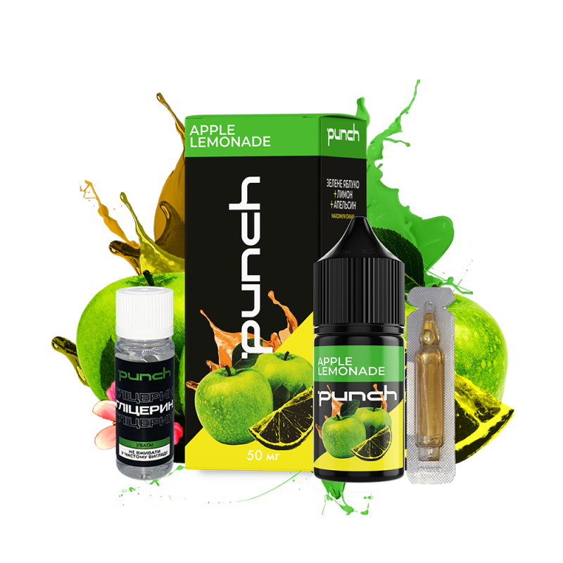 Набор для самозамеса Punch Apple Lemonade (Яблочный Лимонад, 50 мг, 30 мл)