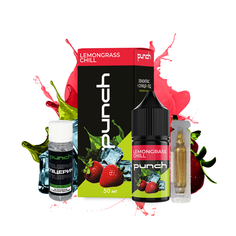 Набор для самозамеса Punch Lemongrass Chill (Лемонграсс Лёд, 50 мг, 30 мл)