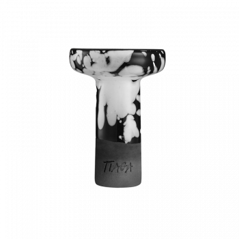 Глиняная чаша Tiaga Drops Black White (Чёрно-белый)