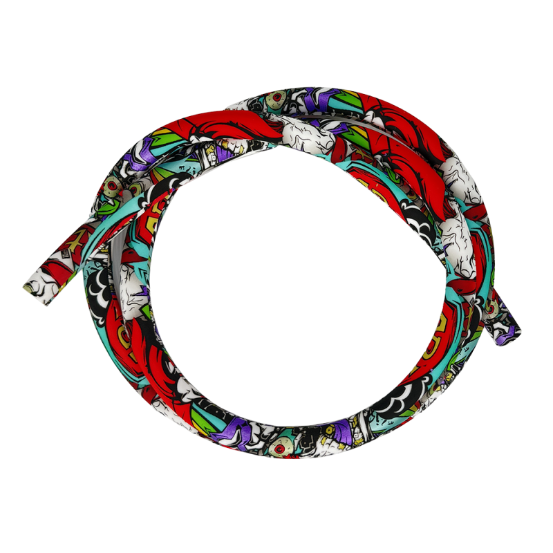 Силиконовый шланг для кальяна Comics №5 (Цветной)