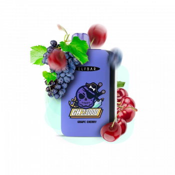 Elf Bar GH 23000 Grape Cherry (Виноград Вишня) Одноразовый POD