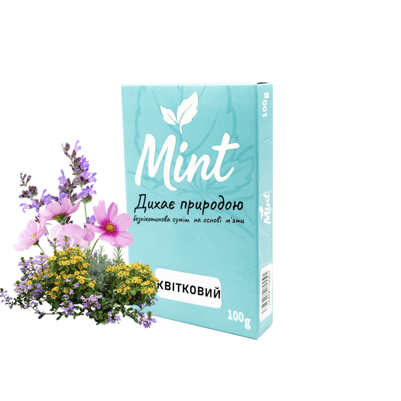 Кальянная смесь Mint Цветочный Микс (100 г)