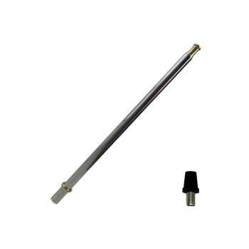 Мундштук для кальяна из нержавеющей стали Stick Silver/Gold с коннектором (Золотистый металлик)