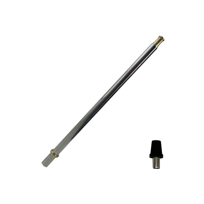 Мундштук для кальяна из нержавеющей стали Stick Silver/Gold с коннектором (Золотистый металлик)