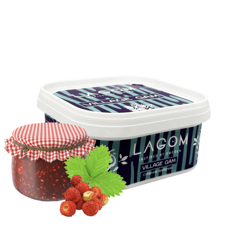 Табак Lagom Navy Village Jam (Земляничное Варенье, 250 г)