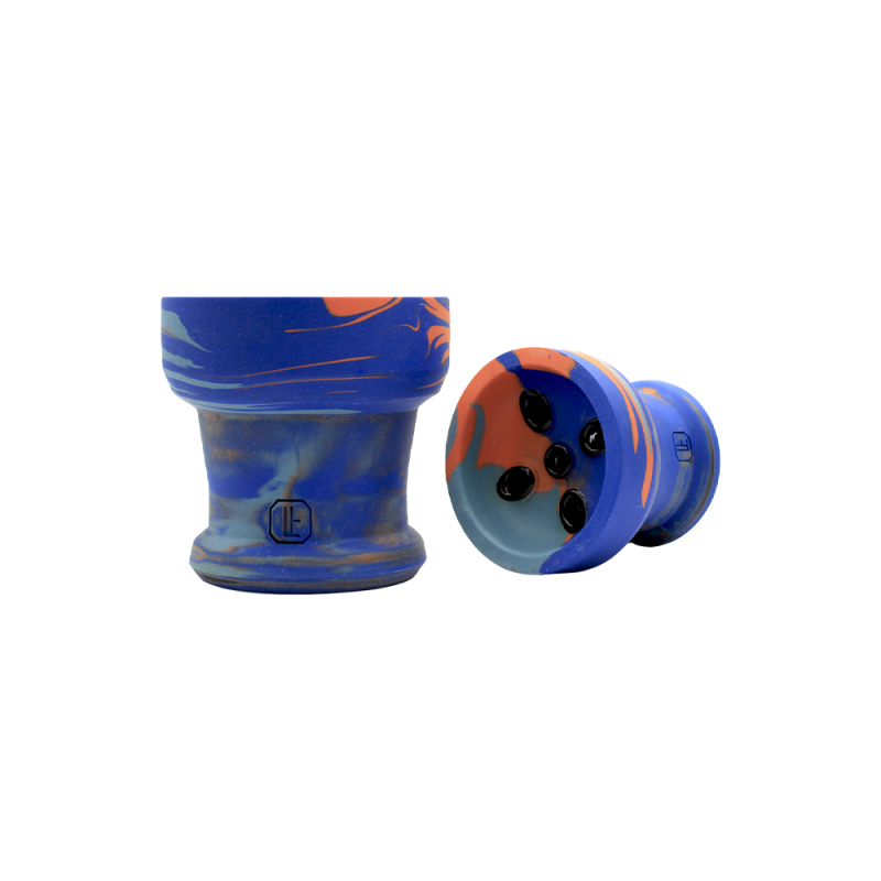 Глиняная чаша Lavart Nedra Alcedo (оранжевый с синим)