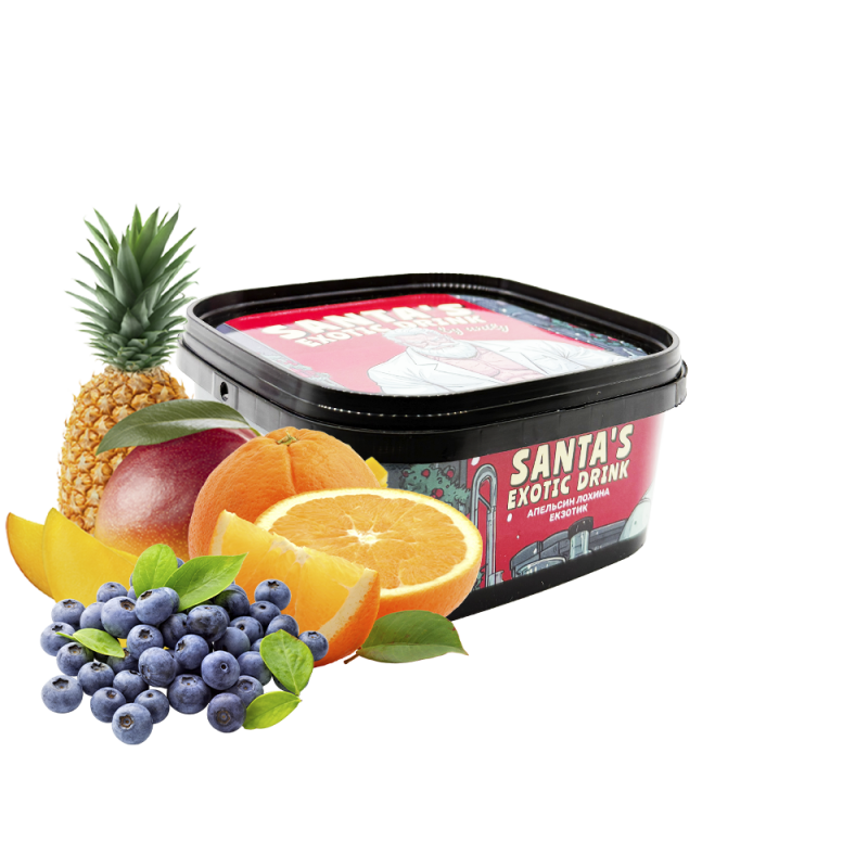 Табак Unity Santa’s Exotic Drink (Апельсин Голубика Экзотик, 250 г)