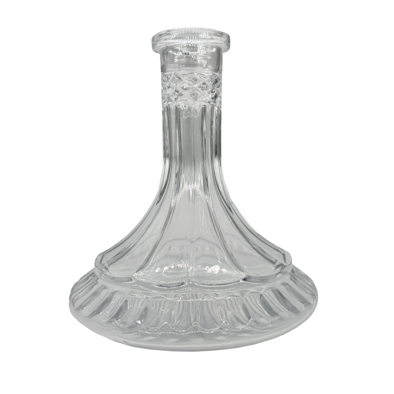 Колба для кальяна Craft Crystal v2.0 (Размер L, Прозрачная, толстостенная)