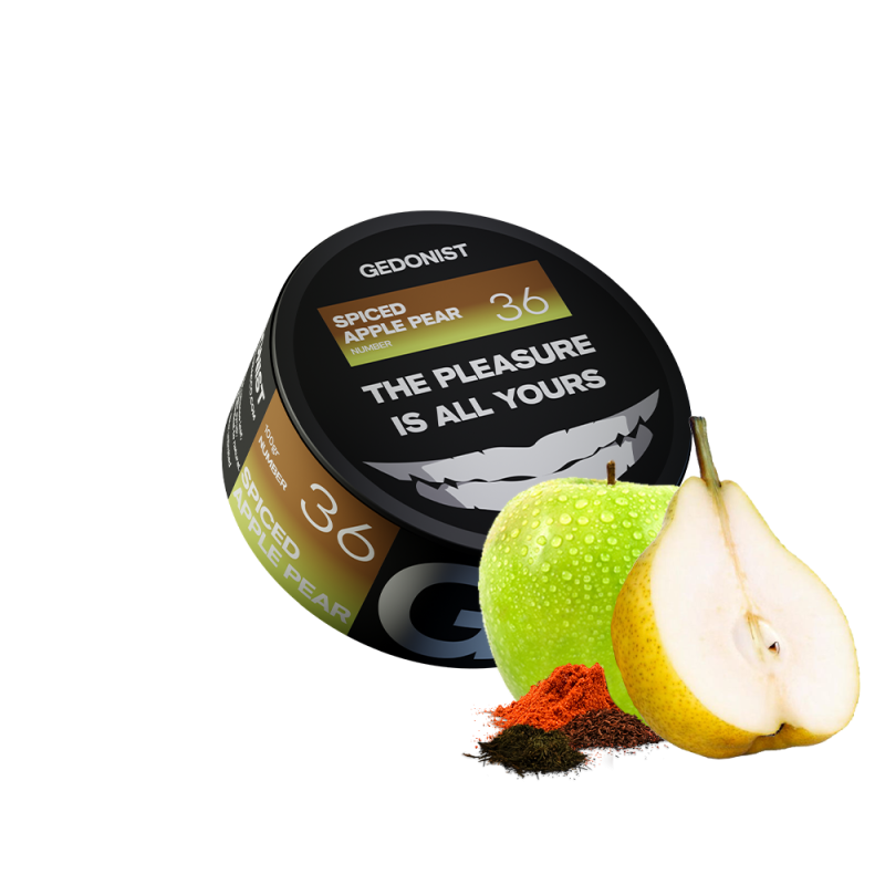 Табак Gedonist №36 Spiced Apple Pear (Яблоко Груша Пряности, 100 г)