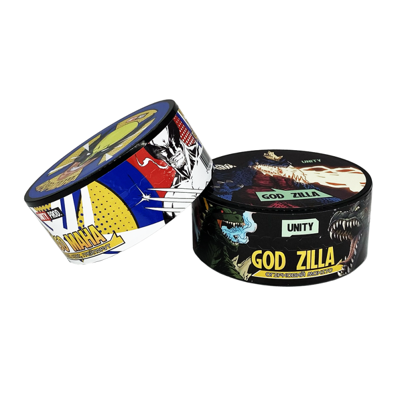 Набор из 2 вкусов табака Unity Godzilla x Rosomaha по 100 г