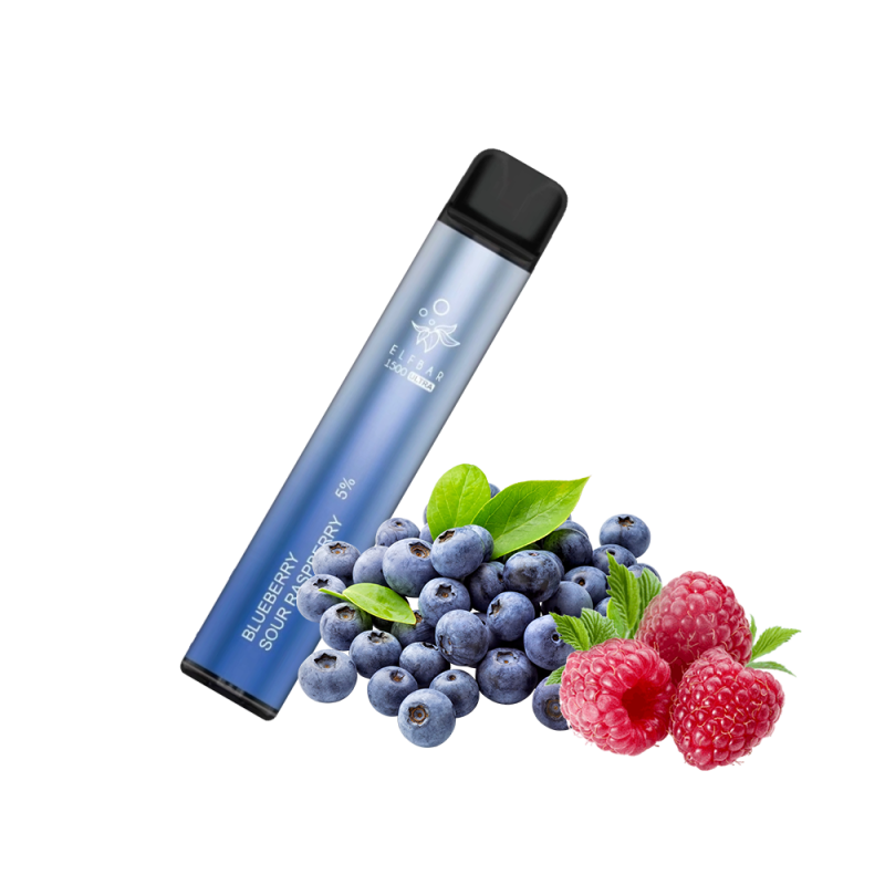 Elf Bar 1500 Ultra Blue Sour Raspberry (Синяя Кислая Малина) Одноразовый POD
