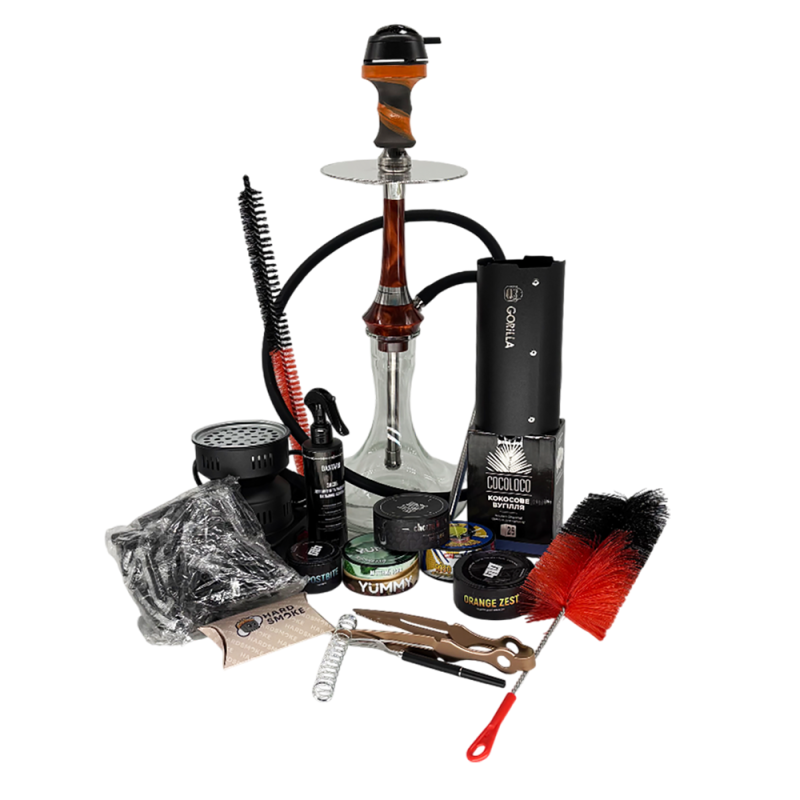 Набор Totem Hookah Monolit Optima Cooper - кальян, аксессуары, табак
