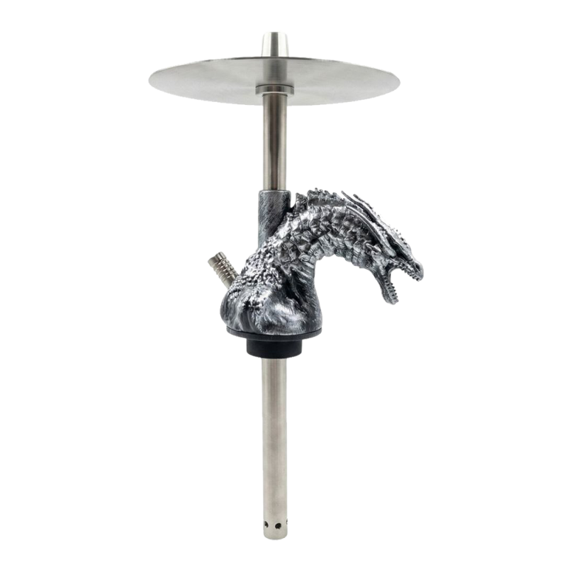 Кальян 2x2 Hookah Dragonborn Black Silver (черно-серебристый, базовый комплект)