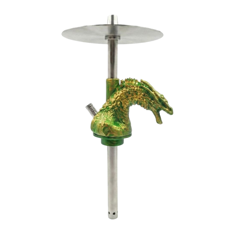 Кальян 2x2 Hookah Dragonborn Green Gold (зелено-золотистый, базовый комплект)