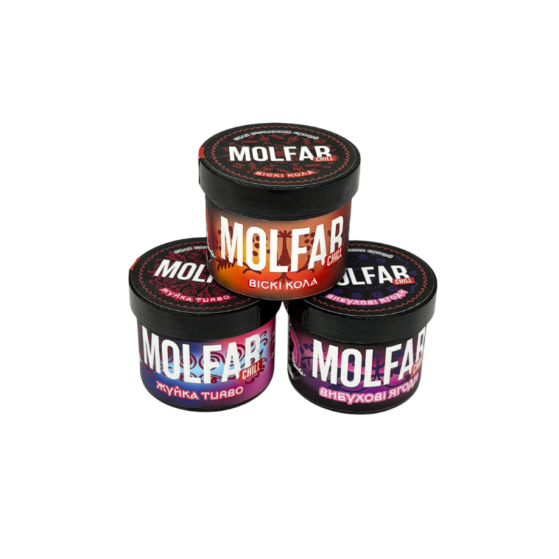 Набор ТОП 3 вкусов табака Molfar Chill Line по 40 г