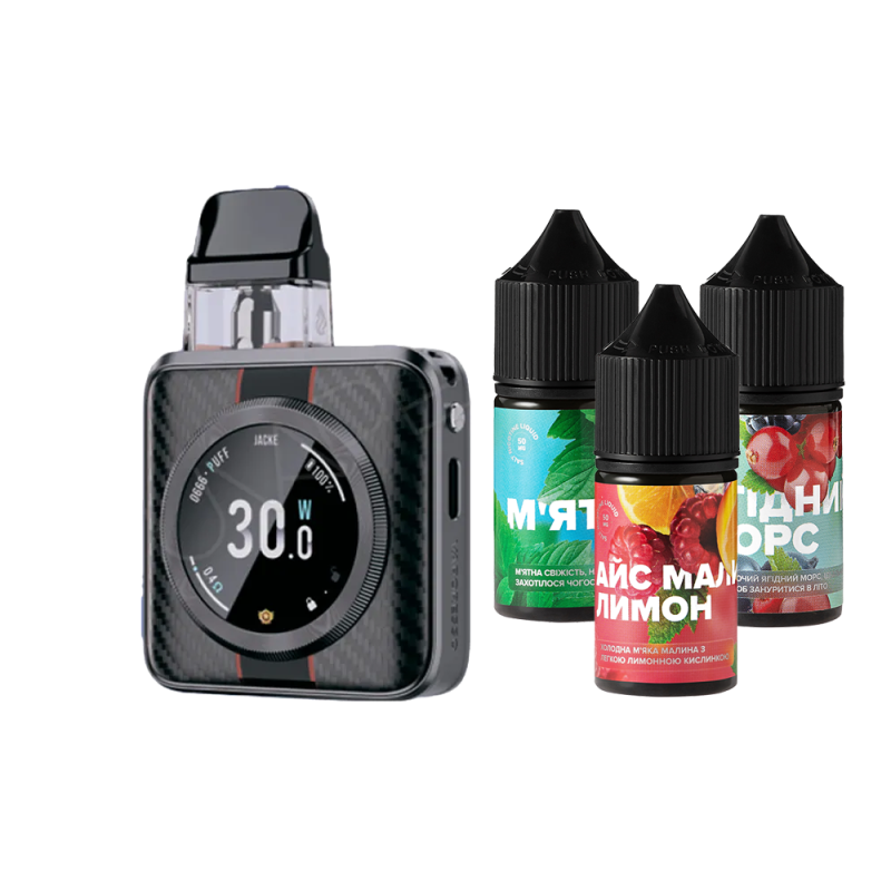 Комплект Vaporesso XROS 5 NANO и стартовый набор жидкостей