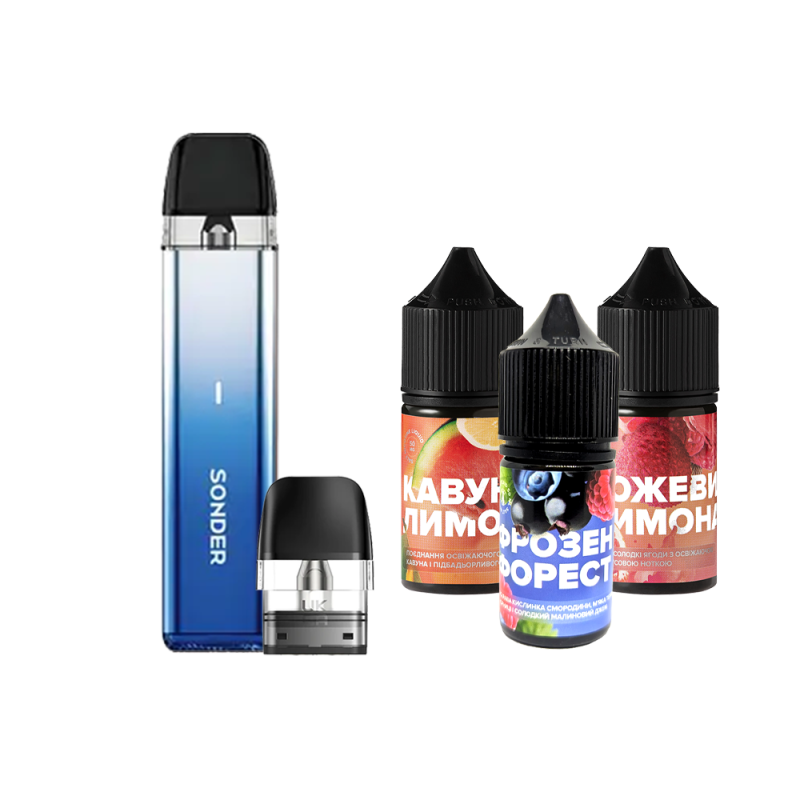 Комплект GeekVape Sonder Q Lite и стартовый набор жидкостей