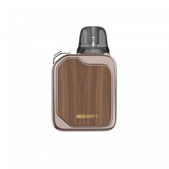 Lost Vape Ursa Baby 3 Pod 900 Oak Wood (Темно-коричневый, с картриджем) Многоразовый POD