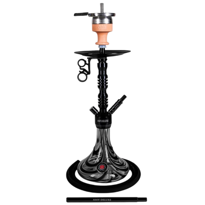 Кальян Amy Deluxe 073.02 Black (черный, полный комплект)