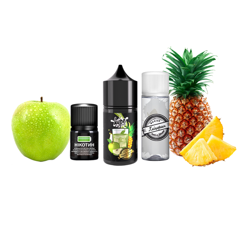 Набор для самозамеса Hype Black Apple Jack (Эпл Джек, 50 мг, 30 мл)