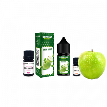 Набор для самозамеса Octobar Fresh & Sour Green Apple (Зелёное Яблоко, 50 мг, 10 мл)