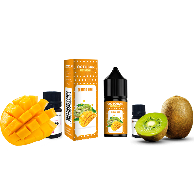 Набор для самозамеса Octobar Fresh & Sour Mango Kiwi (Манго Киви, 50 мг, 10 мл)